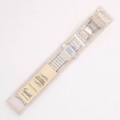 Vintage NOS Speidel 18.9 mm S/S Wristwatch Calendar Expansion Bracelet