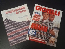 Rivista vintage Gioielli aprile 1984 eccezionale inserto magliamodello pullover