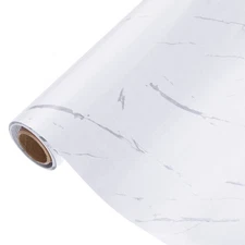 Marble Contact Paper 15.7" x 197" Light Grey Line Countertop Peel and Stick