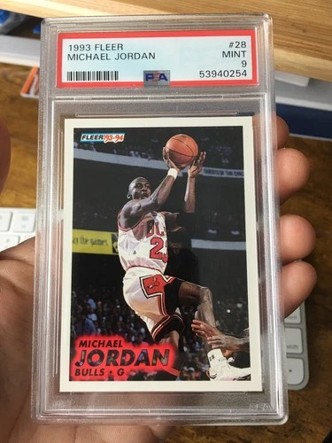 Michael Jordan 1993 Fleer #28 PSA 9 MINT