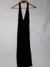 Little Black Dress Sz Small Forever 21 Black Sexy Slit Both Sides Spandex Strech