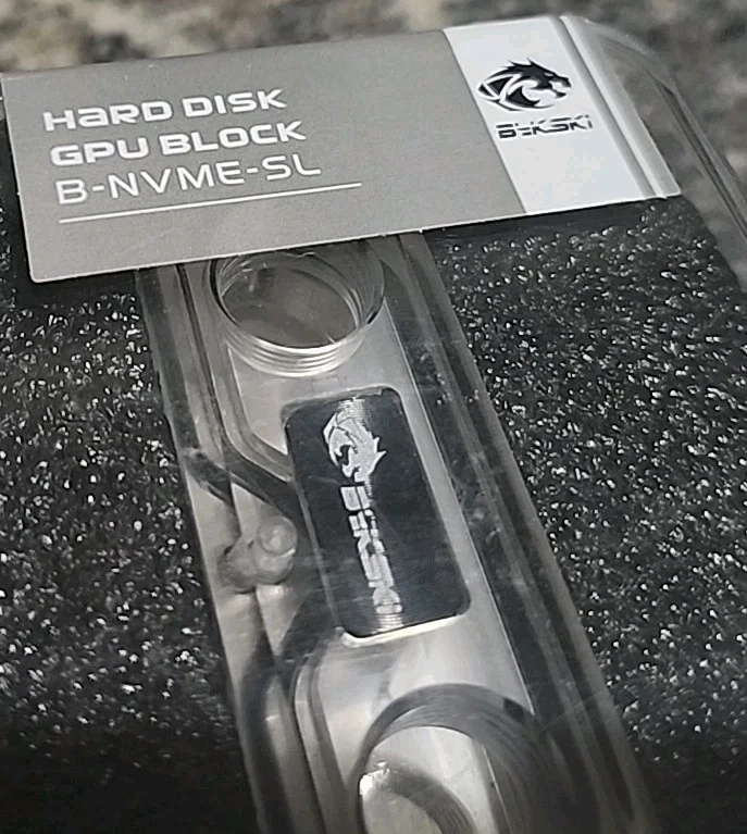 Bykski Hard Disk Water Gpu Block - Clear B-NVME-SL - Image 2 of 4