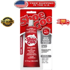 Eclectic Shoe Goo Adhesive Glue, Shoe Repair, Clear, 110010, 3.7 fl. oz.