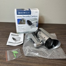 Bunker Hill Imitation Security Camera Item No. 61805 - Silver NIB  Dummy Camera  
