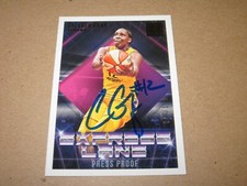 CHELSEA GRAY SIGNED AUTOGRAPHED 2019 PANINI EXPRESS LANE CARD 078/199 LA SPARKS