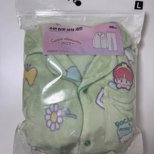 Nct Jungwoo Spao Friends Pajamas Green L Sanrio Room Wear Official Goods KPOP