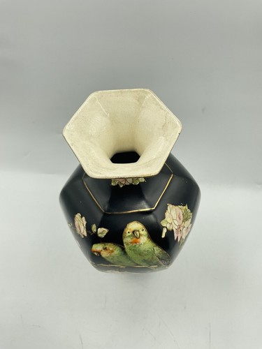Art Nouveau Gibson & Sons Burslem Art Ware Budgie Vase (S) - Picture 17 of 24