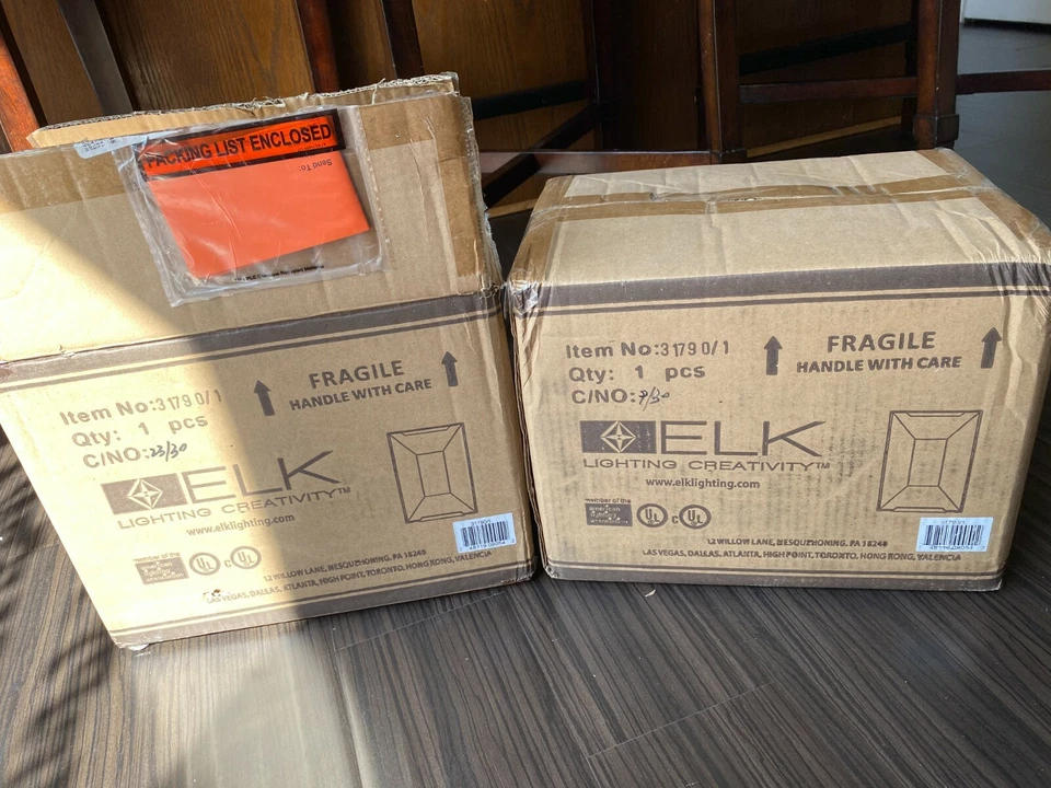 ELK Lighting 31790/1 Garrett 1 luz 6 pulgadas aplique de bronce frotado con aceite luces de pared Foto 2 de 4