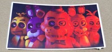 Five Nights at Freddy's FNAF Freddy Bonnie Chica Clear Sublimation Sticker