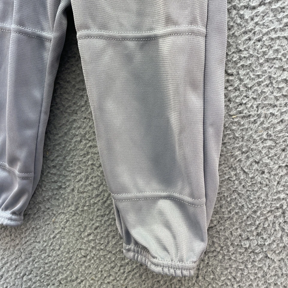 NWT Wilson Baseball Pants Gray Elastic Waist Size Small S Kids - Image 3 of 4