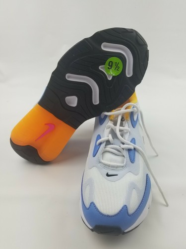 half blue half orange air max