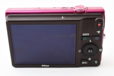 Nikon COOLPIX S6200 N-765 Pink 16MP Digital Camera from JAPAN