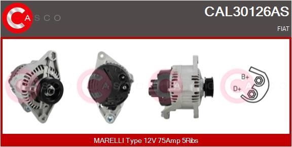 Alternateur haute performance pour moteur Ducato 1.9 D