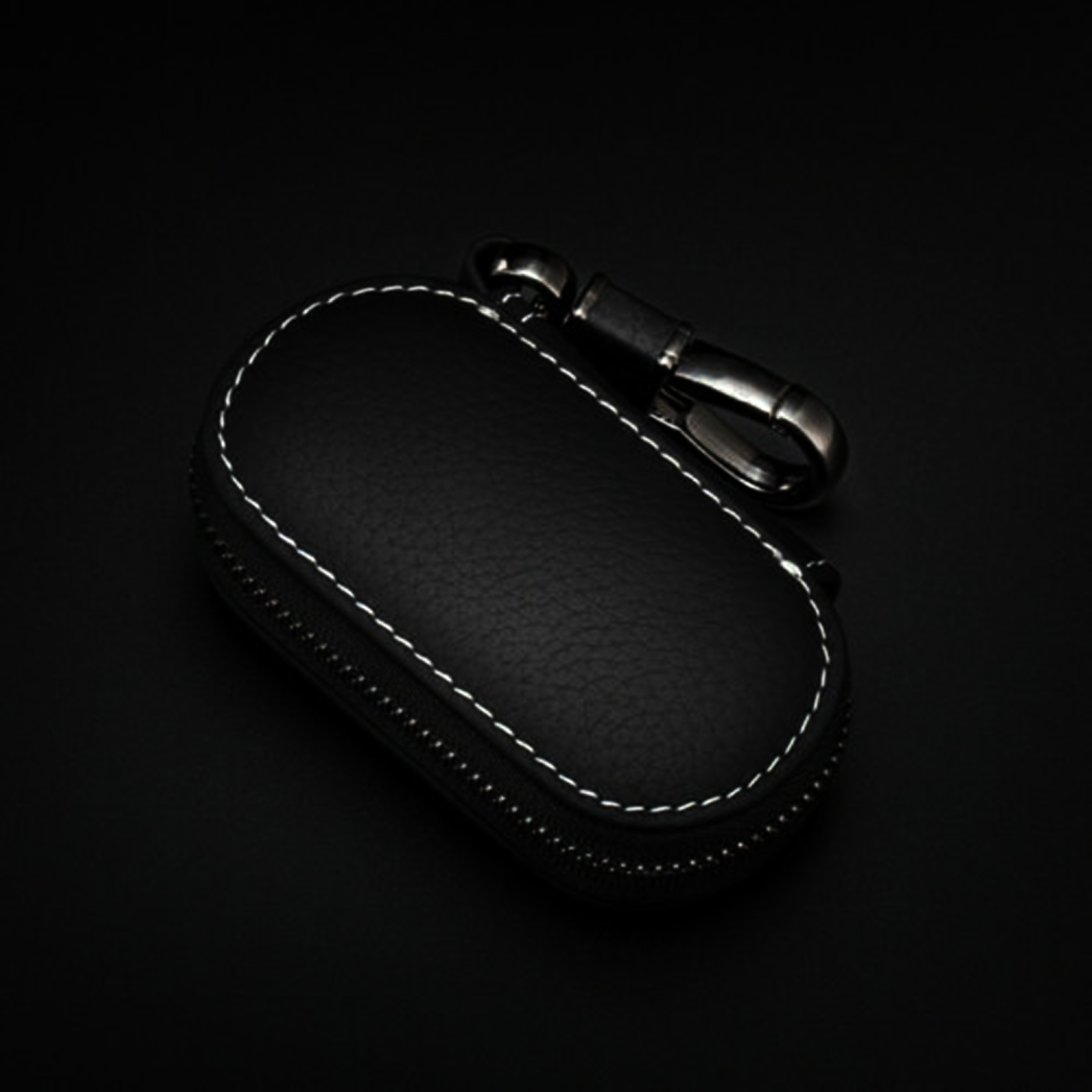 Red Black leather Car Key Holder Keychain Ring Case Bag Fit For MercedesBenz eBay