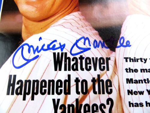 Mickey Mantle Signed Autograph Magazine Sports Illustrated 1991 Yankees JSA LOA - Picture 2 of 4