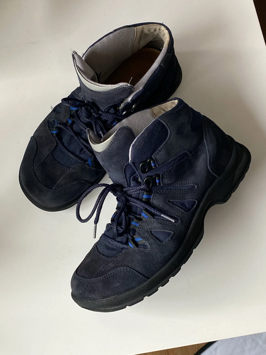 Navy blue hiking boots clearance
