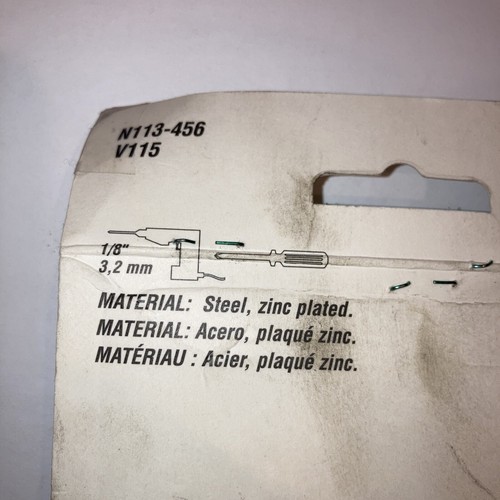 Confezione 4 bretelle angolari ferramenta nazionale 3" x 3/4" N113-456 V115 nuove scatola aperta - Foto 10 di 11