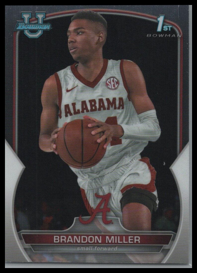 Brandon Miller - 2022-23 Bowman University Alabama Crimson Tide #80