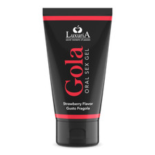 Lubrificante Intimo Vaginale Commestibile Base d'Acqua Luxuria Gola Fragola 50ml