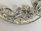 NWOT Or Paz Sterling Silver 925 Flowers Swirl Necklace Made in Israel PZ / Au — photo 5