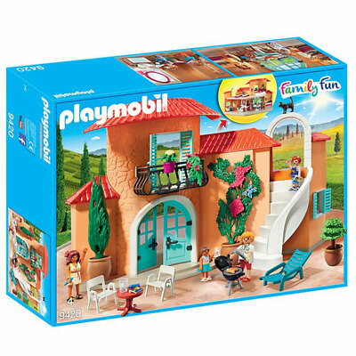 PLAYMOBIL 9420 SUMMER VACATION VILLA with CAT - NEW IN BOX | eBay