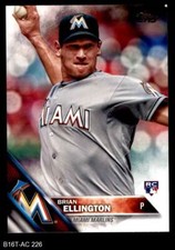 2016 Topps #226 Brian Ellington Marlins RC 8 - NM/MT