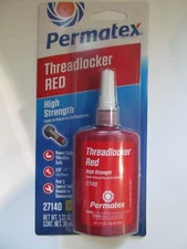Permatex 27140 High Strength RED Threadlocker 36 ml  1.22 fl oz.