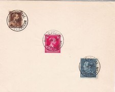 Belgium 1936 Post Museum Cancels Various Kings Heads Stamps Cover Ref 45533