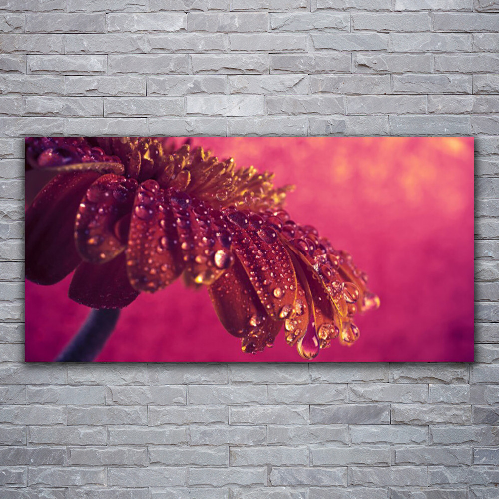 Toile imprimée paysage arbre floral 120x60 cm style art moderne