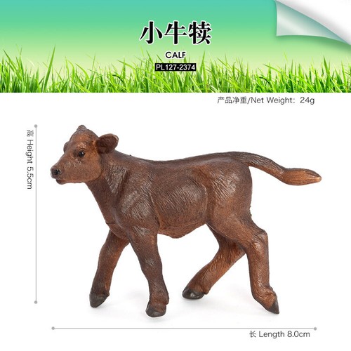 Simulated Animal Model Buffalo Cow Calf Toy Model - Picture 40 of 40