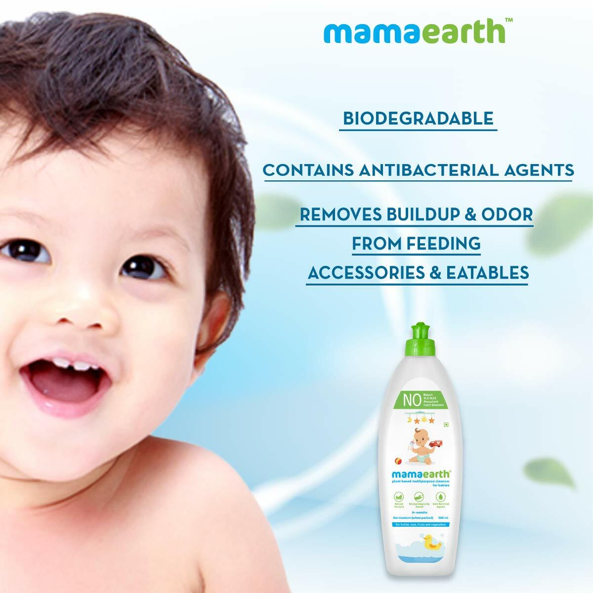 Mamaearth PlantBased Multipurpose Cleanser for Babies 500ml eBay