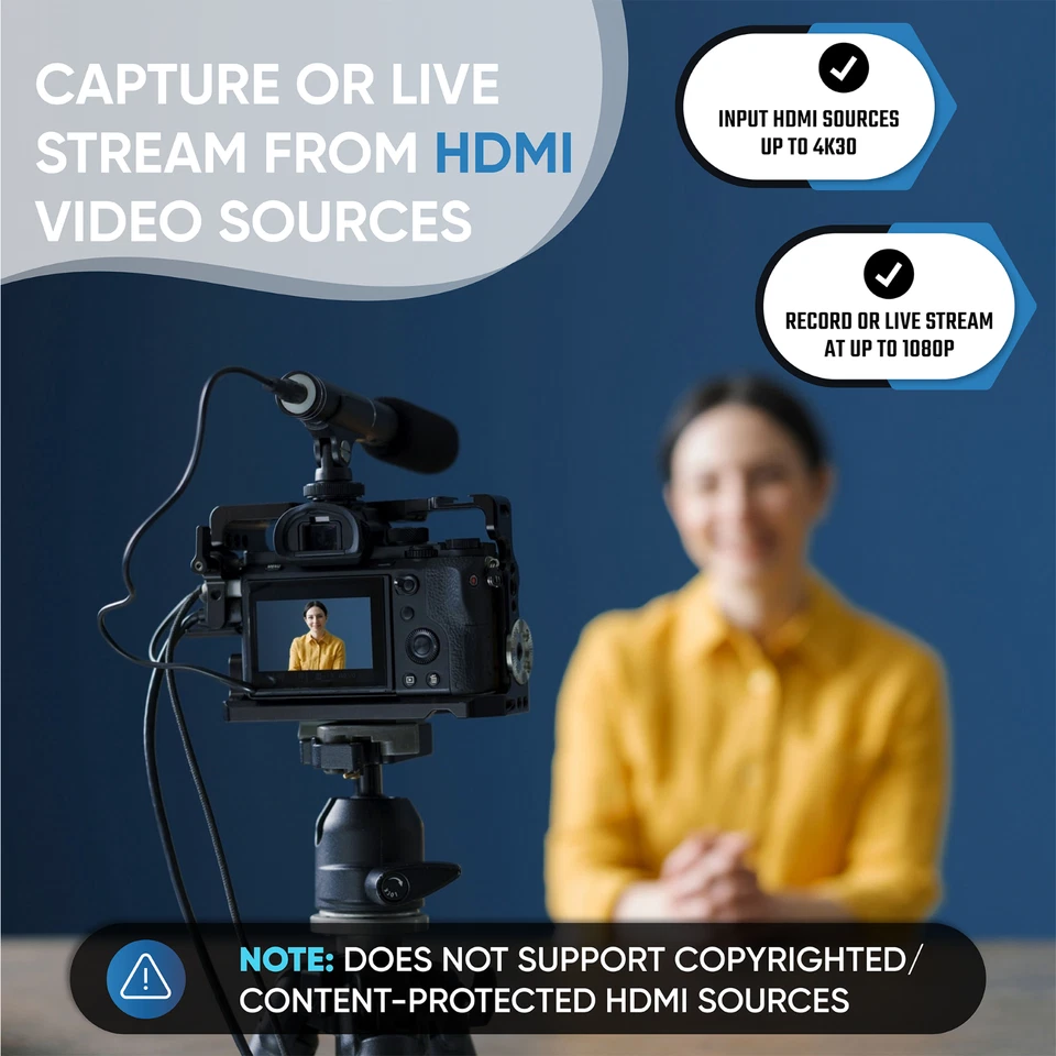 ClearClick Video To USB 1080P HDMI RCA AV Video Capture & Live Streaming Device - Image 3 of 4