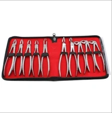 Dental Extraction Forceps 10pcs Set Oral Surgery Instruments Teeth Remover Kit