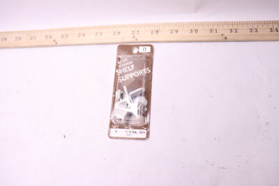 (4-Pk) Midwest Fastener Cushion Shelf Support Nickel 1/4'' 24501