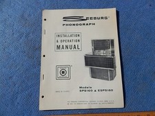 Seeburg SPS160 Olympian Installation & Operation Manual # 499911