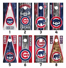 Chicago Cubs Cornhole Wrap Skin Decal Vinyl Sticker MANY DESIGNS SK37