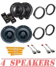 6.5" Component | 6.5" Coaxial Speakers & install kit for Honda Civic 2006-2021