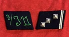 WW2 WWII German 3/J11 Stormtroopers Brown shirts Military collar tabs patches