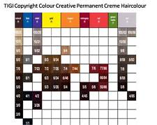 Toni And Guy Colour Chart