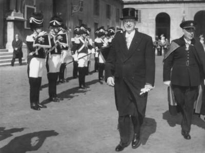 Eamon de Valera President Ireland Rome a private audience Pope - 1962 Old Photo