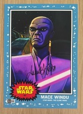 SAMUEL JACKSON SIGNED STAR WARS MACE WINDU LIVING SET PRINT 10X14 BAS BECKETT 2
