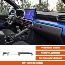 Carbon Fiber ABS Center Dashboard Cover Trim For Toyota Tacoma SR SR5 24-25 US