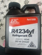 FJC 2458 Refrigerant Oil 8oz,    1076