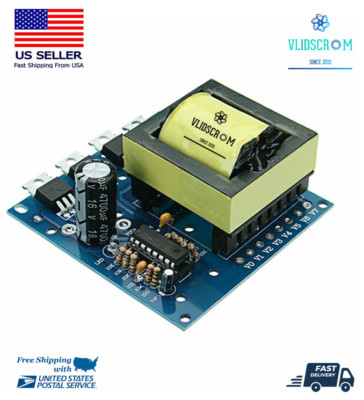 500W DC 12V to AC 110V/220V/380V Inverter Boost Board DIY HighFreq Convert 20kHz