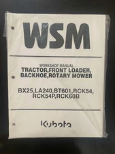 25 Tractor Complete Workshop Service Repair Manual Kubota Model BX25 Tractor