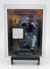 2023 Panini Chronicles Jared Shuster #GSS-JS RC Gold Standard Swatches Braves