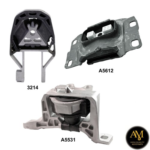 Motor Front, Rear & Trans Mount Set of 3Pcs for Ford Focus 1317 2.0L