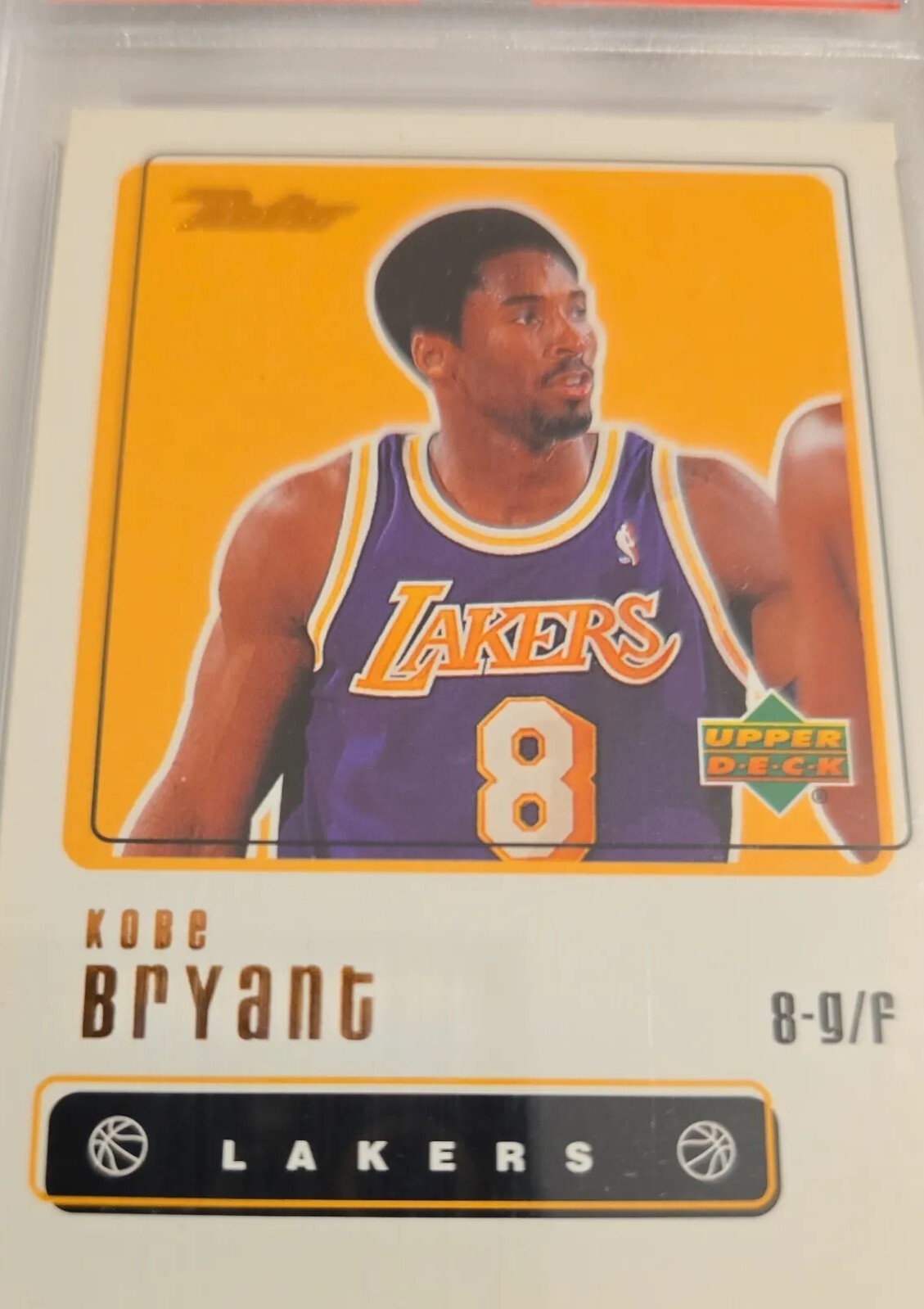 1999-00 Upper Deck Retro #8 Kobe Bryant PSA 9 Graded Basketball Card 99-00 2000 view 6
