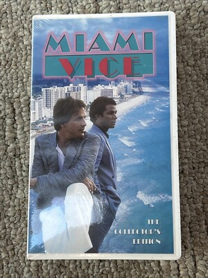Sealed 1997 Miami Vice Collectors Edition 2-Episode VHS MCA Universal RE-TV (A3)