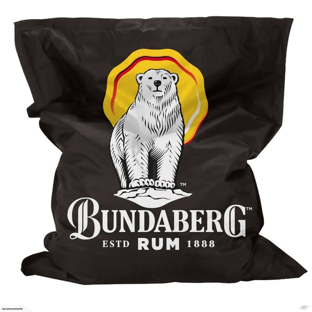Bundy BUNDABERG Rum Giant Bean Bag 140cm X 180cm Easter Gift 2020 for sale online eBay